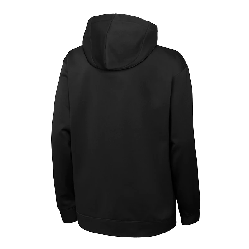 Youth Nike Black Brooklyn Nets Performance Practice Spotlight Pullover Hoodie