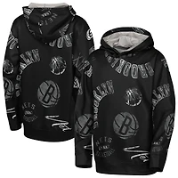 Youth Outerstuff  Black Brooklyn Nets Moving Violation Hoodie
