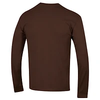 Men's Champion  Brown Bears Basic Arch Long Sleeve T-Shirt