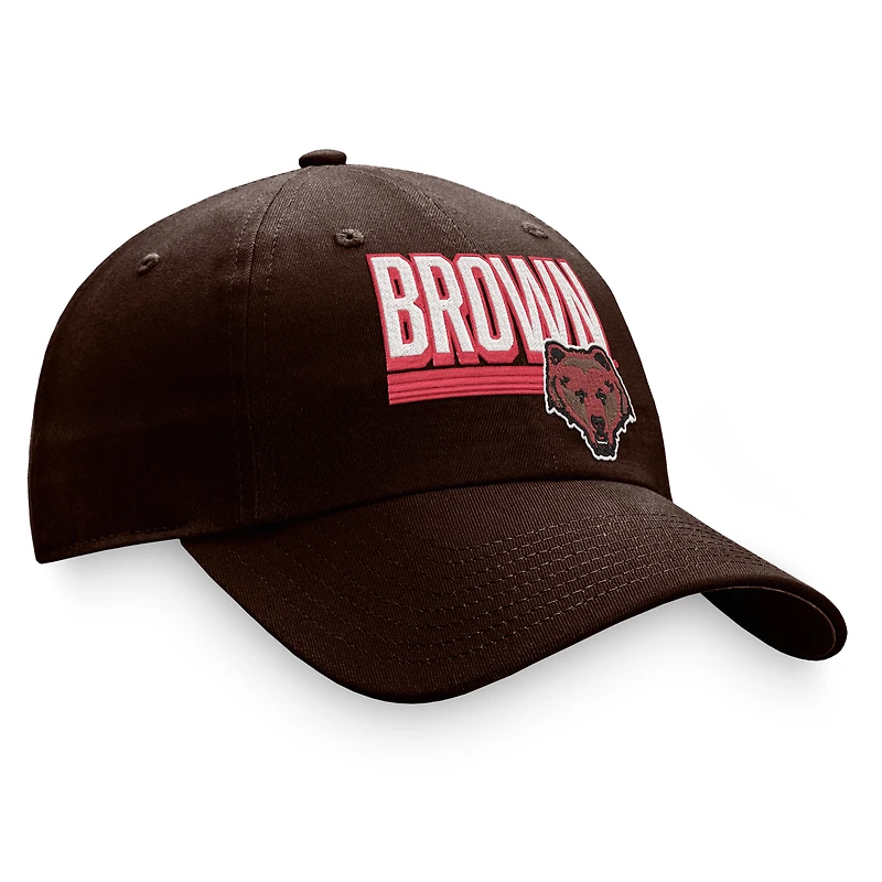 Men's Top of the World Brown Brown Bears Slice Adjustable Hat