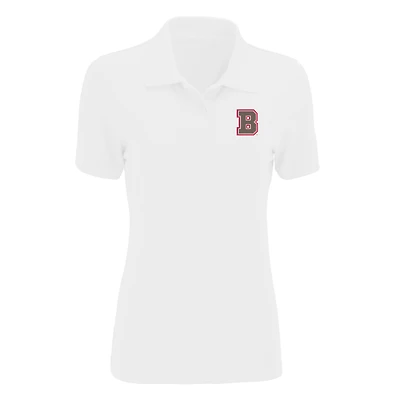 Women's White Brown Bears Vansport Omega Plus Tech Polo