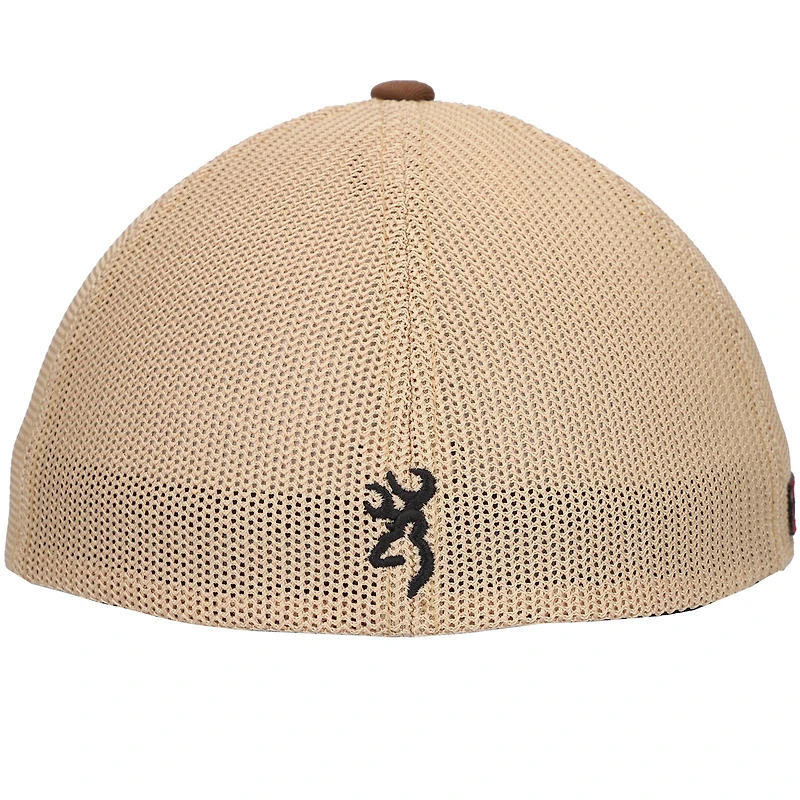 Men's Brown Browning Bloodline Trail Trucker Flex Hat