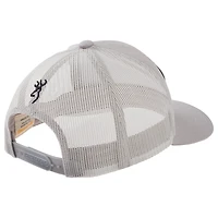 Men's Browning Gray Sideline Trucker Adjustable Hat