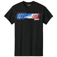 Men's 23XI Racing Black Bubba Wallace Mobil 1 Car T-Shirt