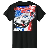 Men's 23XI Racing Black Bubba Wallace Mobil 1 Car T-Shirt