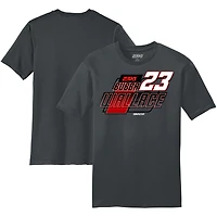 Men's 23XI Racing  Charcoal Bubba Wallace Lifestyle T-Shirt