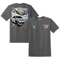 Men's 23XI Racing  Charcoal Bubba Wallace U.S. Air Force Car T-Shirt