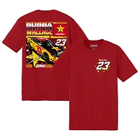 Men's 23XI Racing  Red Bubba Wallace #23 Hardee's T-Shirt