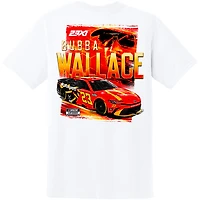 Men's 23XI Racing White Bubba Wallace McDonald's Car T-Shirt