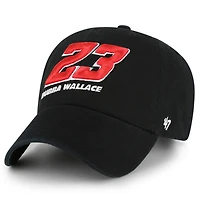 Men's '47  Black Bubba Wallace Clean Up Adjustable Hat
