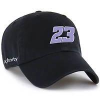 Men's '47  Black Bubba Wallace  Clean Up Adjustable Hat
