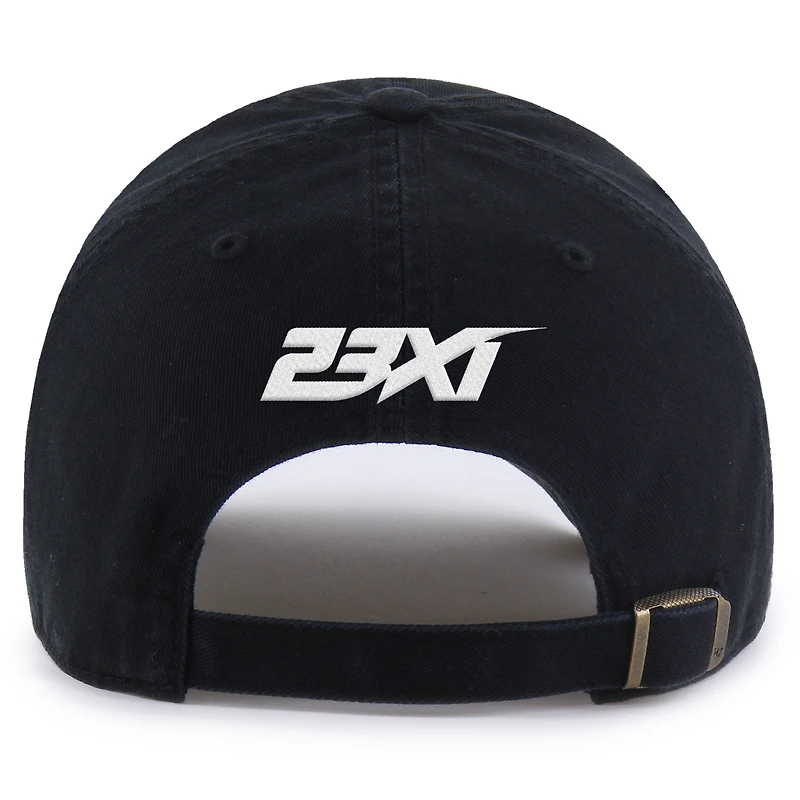 Men's '47  Black Bubba Wallace  Clean Up Adjustable Hat