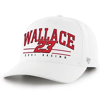 Men's '47  White Bubba Wallace  Roscoe Hitch Adjustable Hat