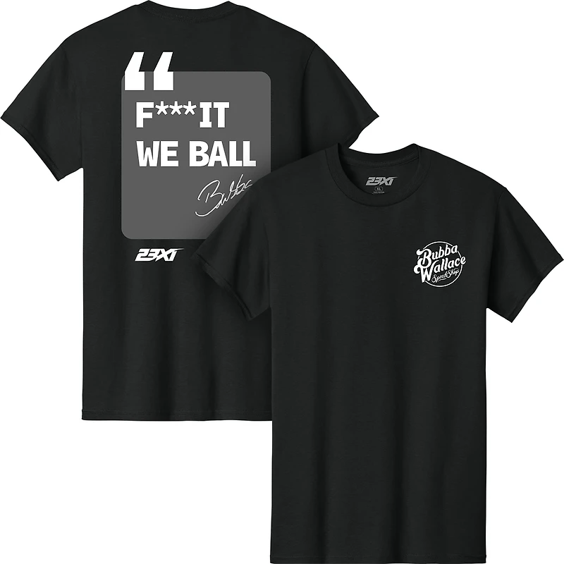 Men's Classic Ink Black Bubba Wallace We Ball T-Shirt