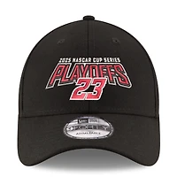 Casquette ajustable 9FORTY Bubba Wallace noire New Era pour homme, édition éliminatoire NASCAR Cup Series 2025