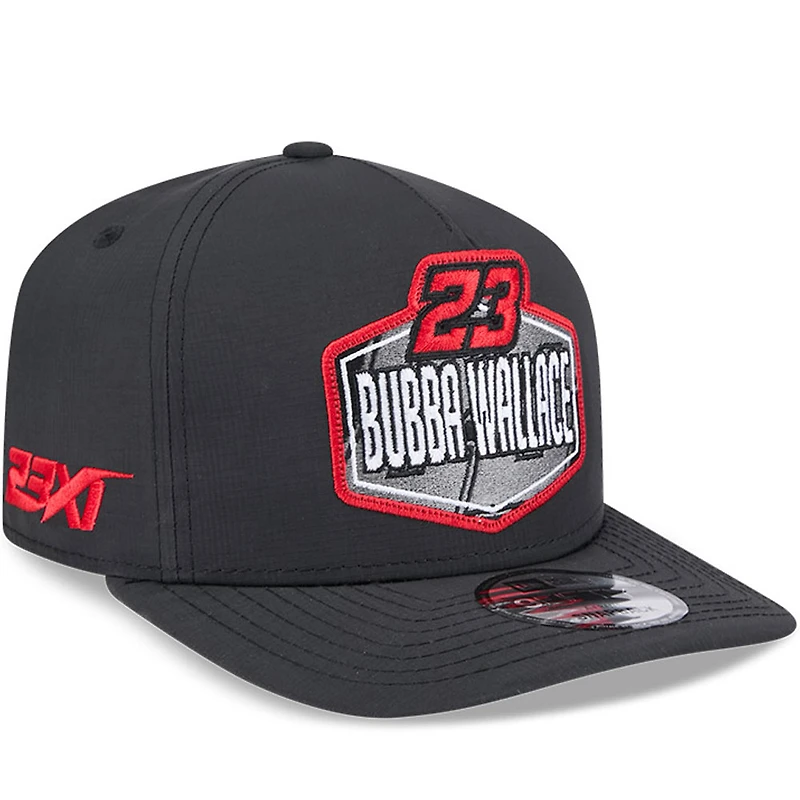 Men's New Era Black Bubba Wallace 9FIFTY Snapback Hat