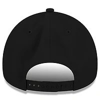 Men's New Era Black Bubba Wallace  9FORTY A-Frame Patch Adjustable Hat