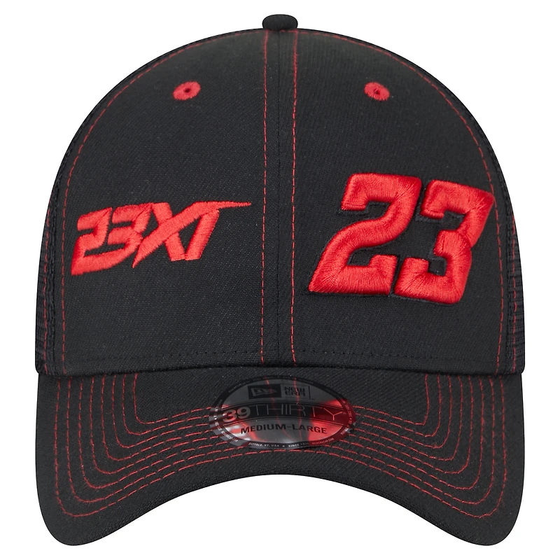 Casquette ajustée de camionneur Bubba Wallace Driver 39THIRTY New Era noire pour hommes