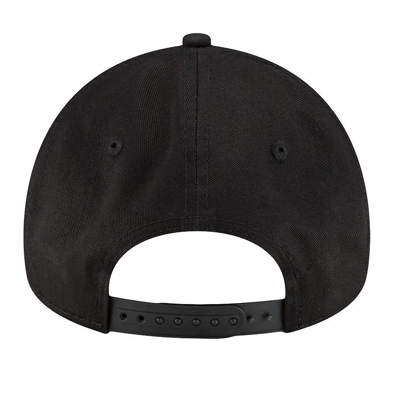 Men's New Era  Black Bubba Wallace Rope A-Frame 9FORTY Adjustable Hat