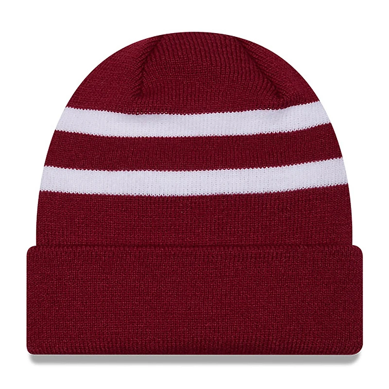 Men's New Era  Cardinal/White Bubba Wallace Cuffed Knit Hat