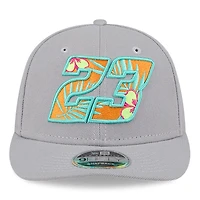 Men's New Era Gray Bubba Wallace Low Profile 9FIFTY Snapback Hat