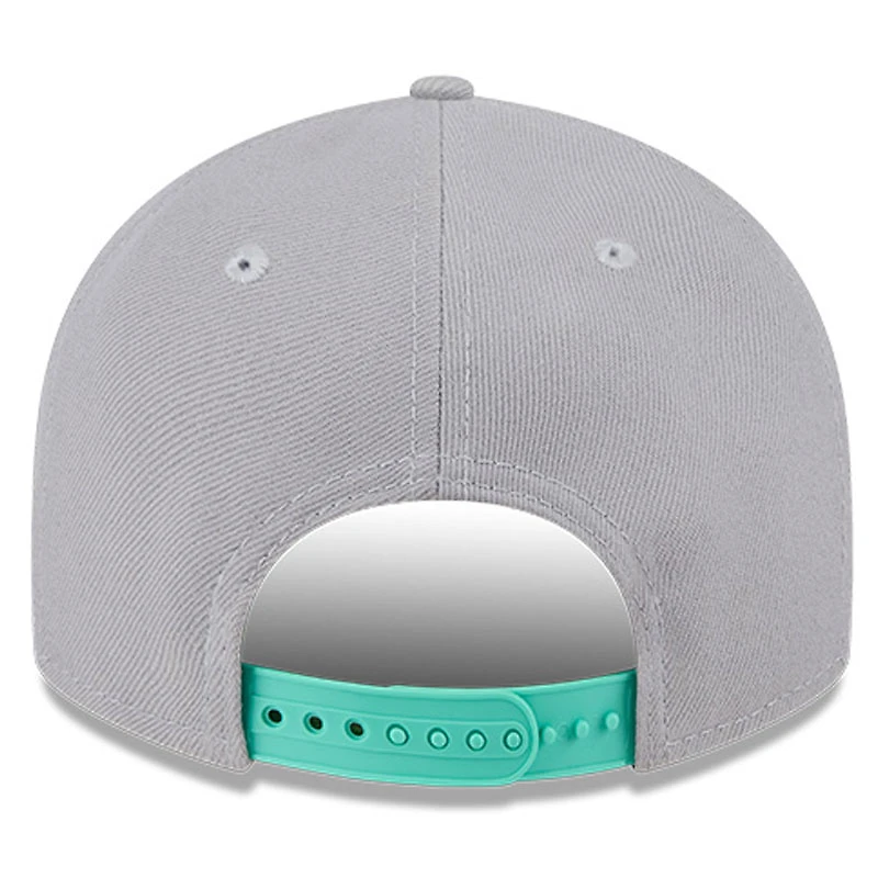 Men's New Era Gray Bubba Wallace Low Profile 9FIFTY Snapback Hat