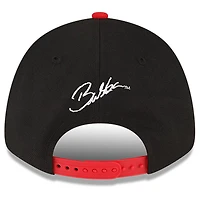 Men's New Era Red/Black Bubba Wallace 9FORTY Zig Zag Snapback Adjustable Hat