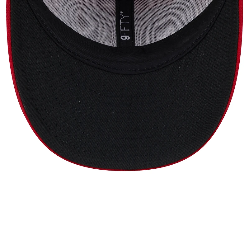 Casquette Snapback Bubba Wallace Driver 9FIFTY rouge New Era pour hommes