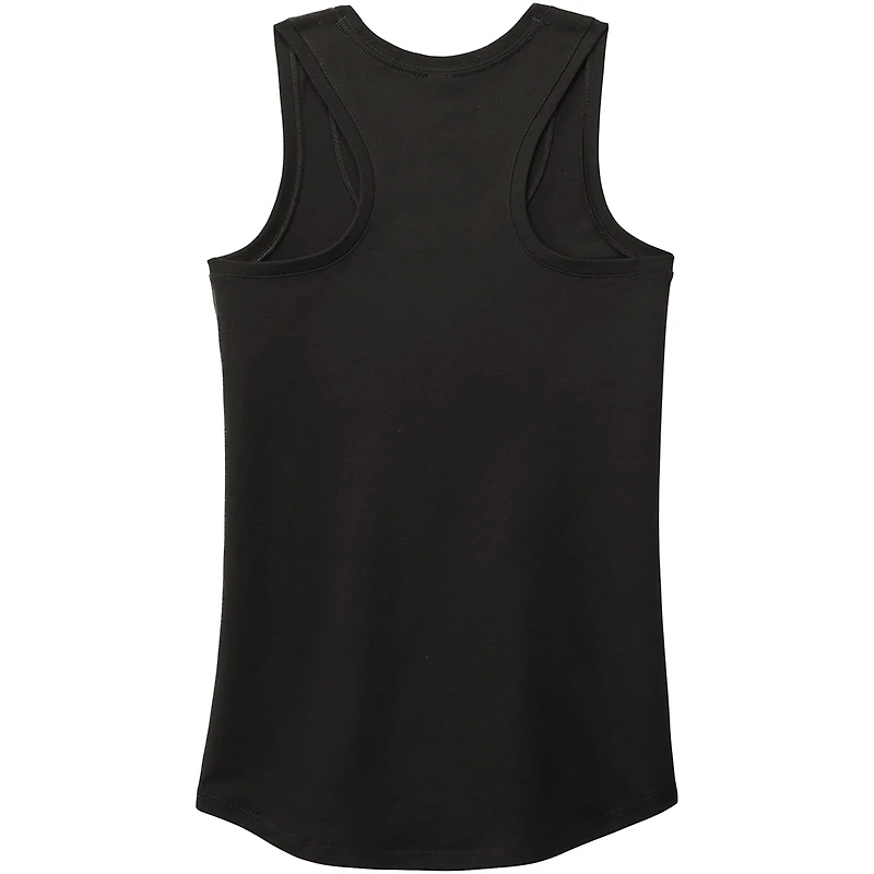 Women's 23XI Racing  Black Bubba Wallace Racer Back Tri-Blend Tank Top