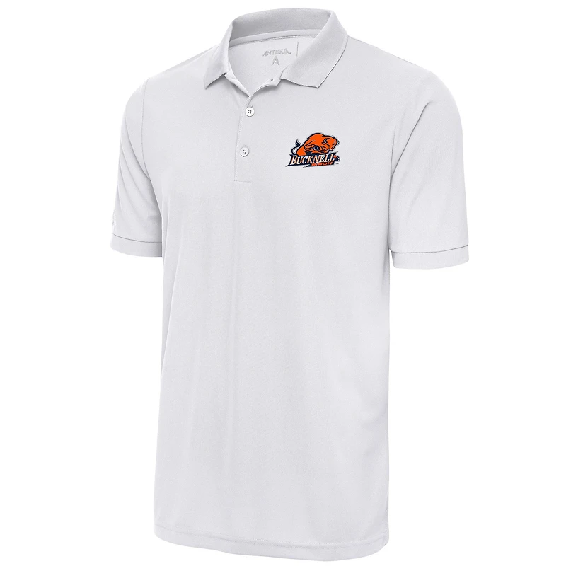 Polo piqué Legacy blanc Bucknell Bison pour homme, grandes tailles