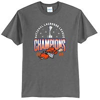 T-shirt des champions de la Coupe NLL Graphite Buffalo Bandits 2024 pour femmes