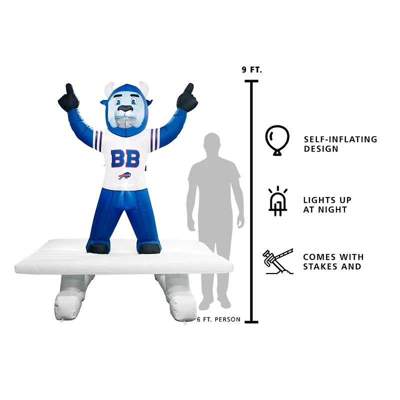  Buffalo Bills Inflatable Yard Mascot