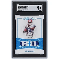 Carte Panini Flawless Dual Relic #LM-AR #1/1 SGC Authenticated 9 de Andre Reed Buffalo Bills 2022