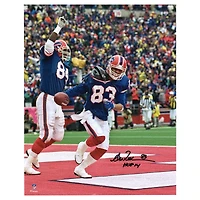 Andre Reed Buffalo Bills Autographed 16" x 20" Playoff Touchdown Celebration Photograph with "HOF 14" Inscription