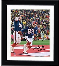 Andre Reed Buffalo Bills Autographed 8" x 10" Playoff Touchdown Celebration Photograph with "HOF 14" Inscription