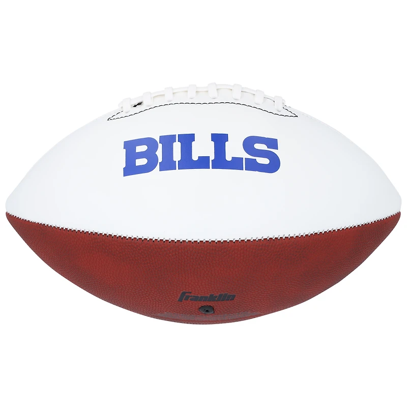 Andre Reed Buffalo Bills Autographed Franklin White Panel Football with "HOF 14" Inscription