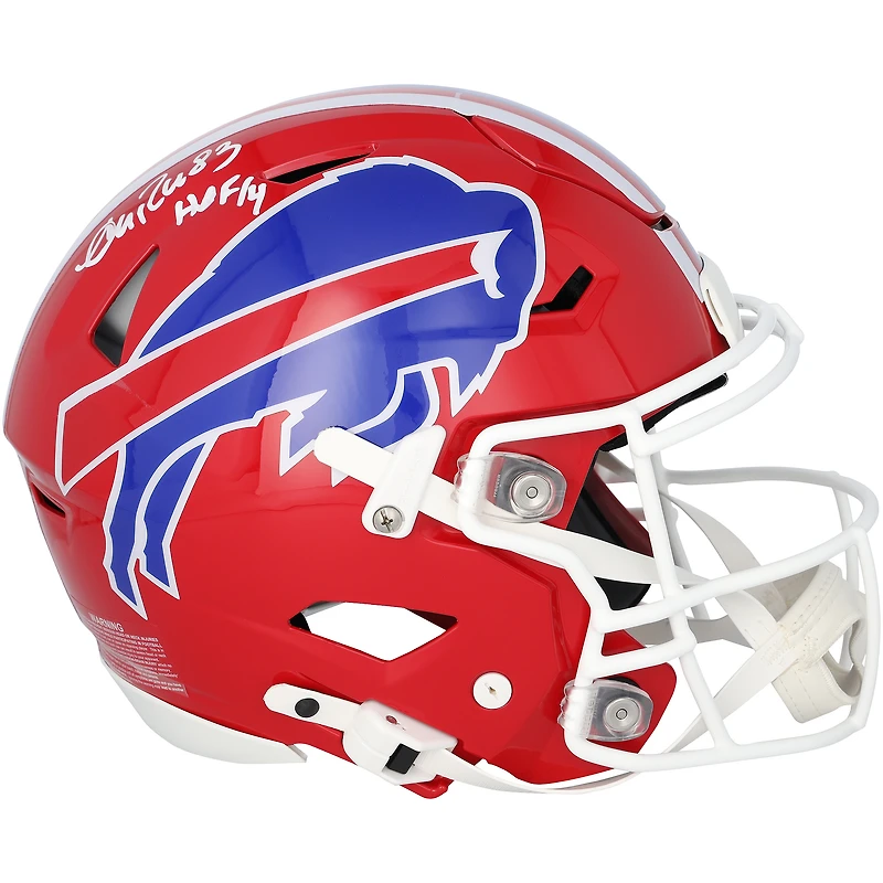 Andre Reed Buffalo Bills Autographed Riddell 1987-2001 Throwback Speed Flex Authentic Helmet with "HOF 14" Inscription