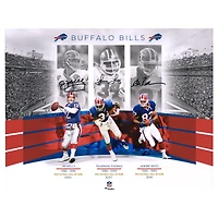 Andre Reed Jim Kelly Thurman Thomas Buffalo Bills Autographed 16" x 20" Collage Photograph