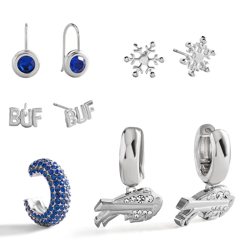 Ensemble de boucles d'oreilles assorties BaubleBar Buffalo Bills