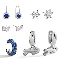 Ensemble de boucles d'oreilles assorties BaubleBar Buffalo Bills