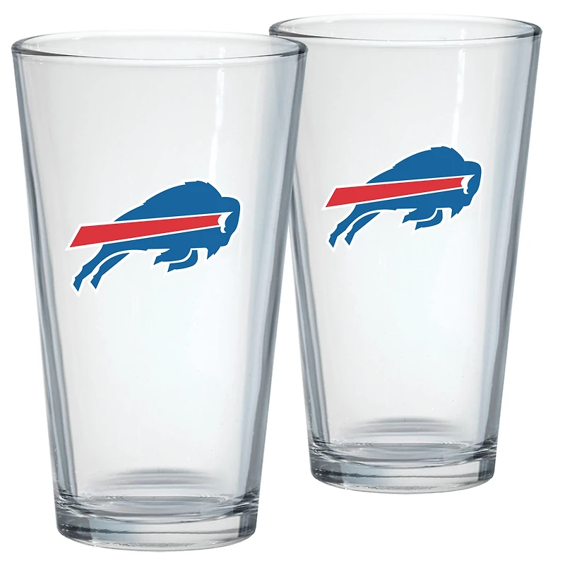 Buffalo Bills 2-Pack 16oz. Mixing Glass Set