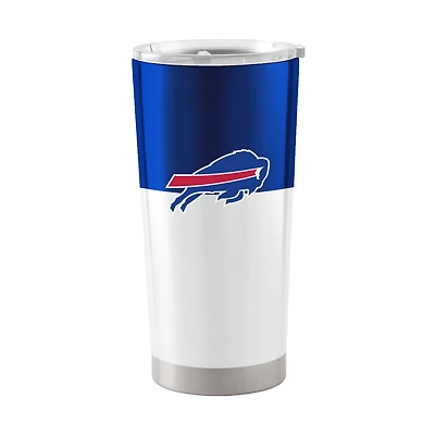 Billets de Buffalo 20 oz. Gobelet en acier inoxydable à blocs de couleurs