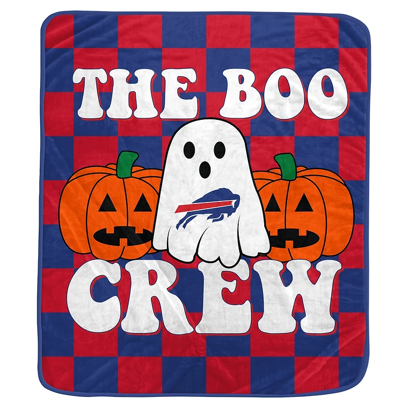 Buffalo Bills 50" x 60" Boo Crew Flannel Fleece Blanket