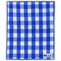 Couverture polaire givrée à carreaux Buffalo Bills 50'' x 60''