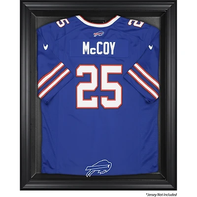 Vitrine de présentation encadrée noire pour maillots des Buffalo Bills