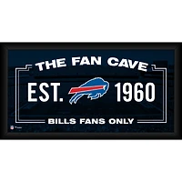 Buffalo Bills Framed 10" x 20" Fan Cave Collage