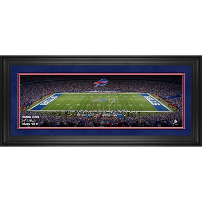 Photographie panoramique encadrée des Buffalo Bills (10" x 30") du stade Highmark