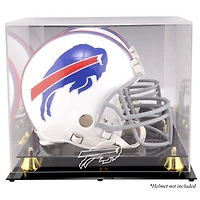 Vitrine pour casque Buffalo Bills Golden Classic avec fond miroir
