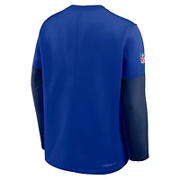 Buffalo Bills Nike Sideline Coach Therma-FIT Long Sleeve T-Shirt - Royal