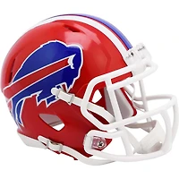 Casque miniature de vitesse rétro Riddell 2025 des Buffalo Bills, modèle alternatif sur le terrain (1987-2001)